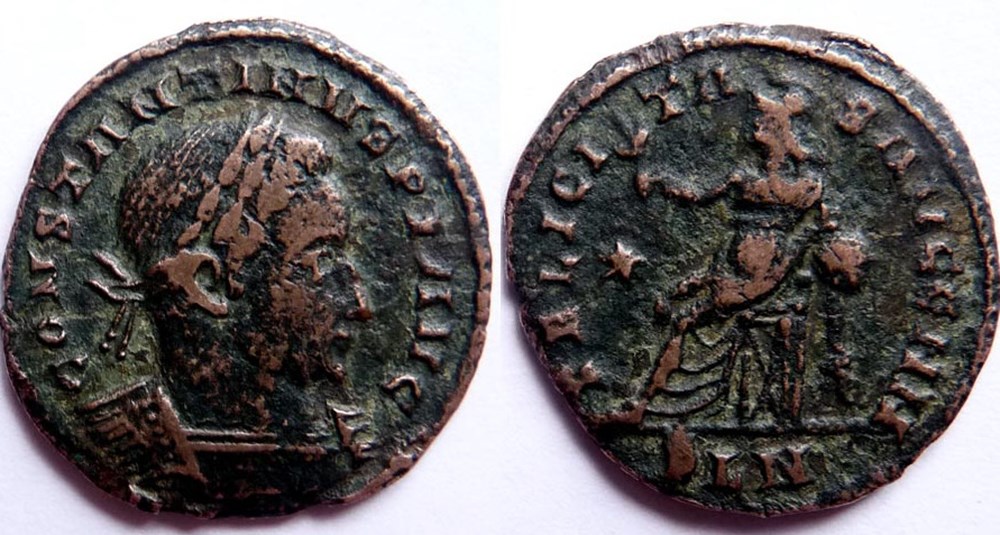 monnaies antiques romaines imperiales et republicaines felicitas avgg nn 312 313 londres