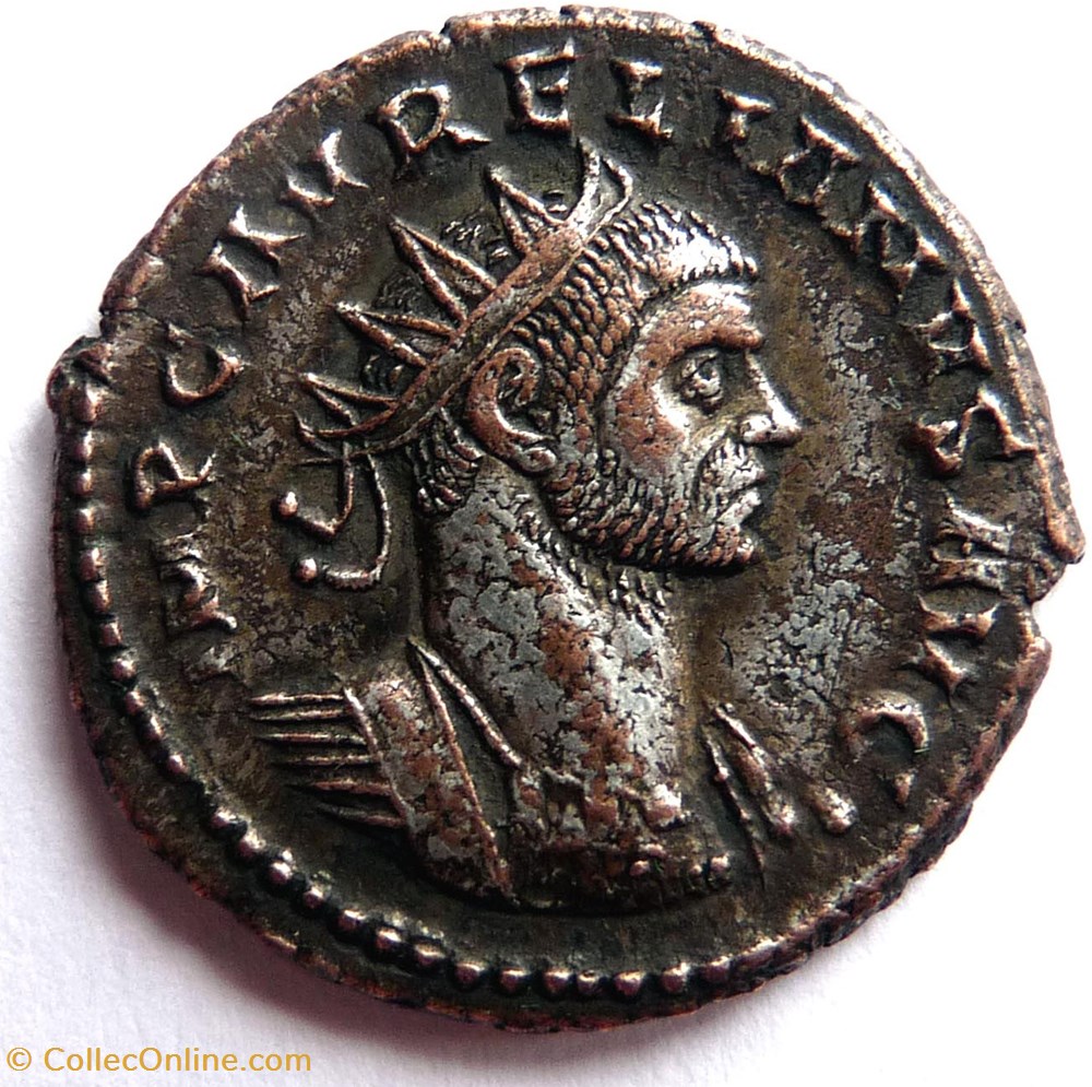 Aurélien 274/Tripolis/RESTITVT ORBIS monnaies antiques romaines imperiales et republicaines aurelien 274 tripolis restitvt orbis
