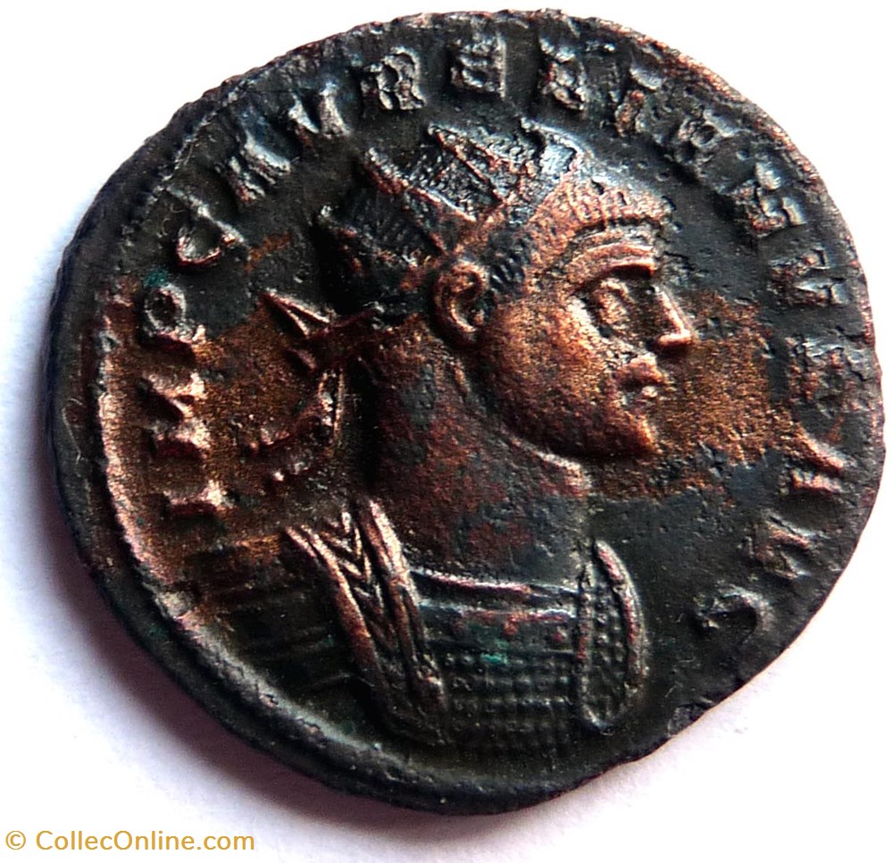 Aurélien 274/Ticinum/ORIENS AVG monnaies antiques romaines imperiales et republicaines aurelien 274 ticinum oriens avg