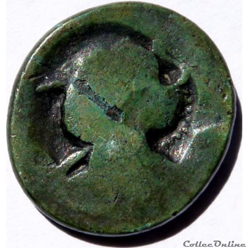 Bronze à identifier 2 monnaie antiquite av jc ap grecque bronze a identifier