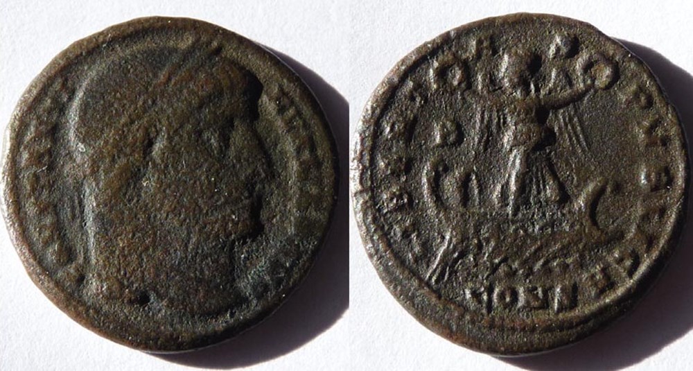 LIBERTAS PVBLICA/327/Constantinople monnaies antiques romaines imperiales et republicaines libertas pvblica 327 constantinople
