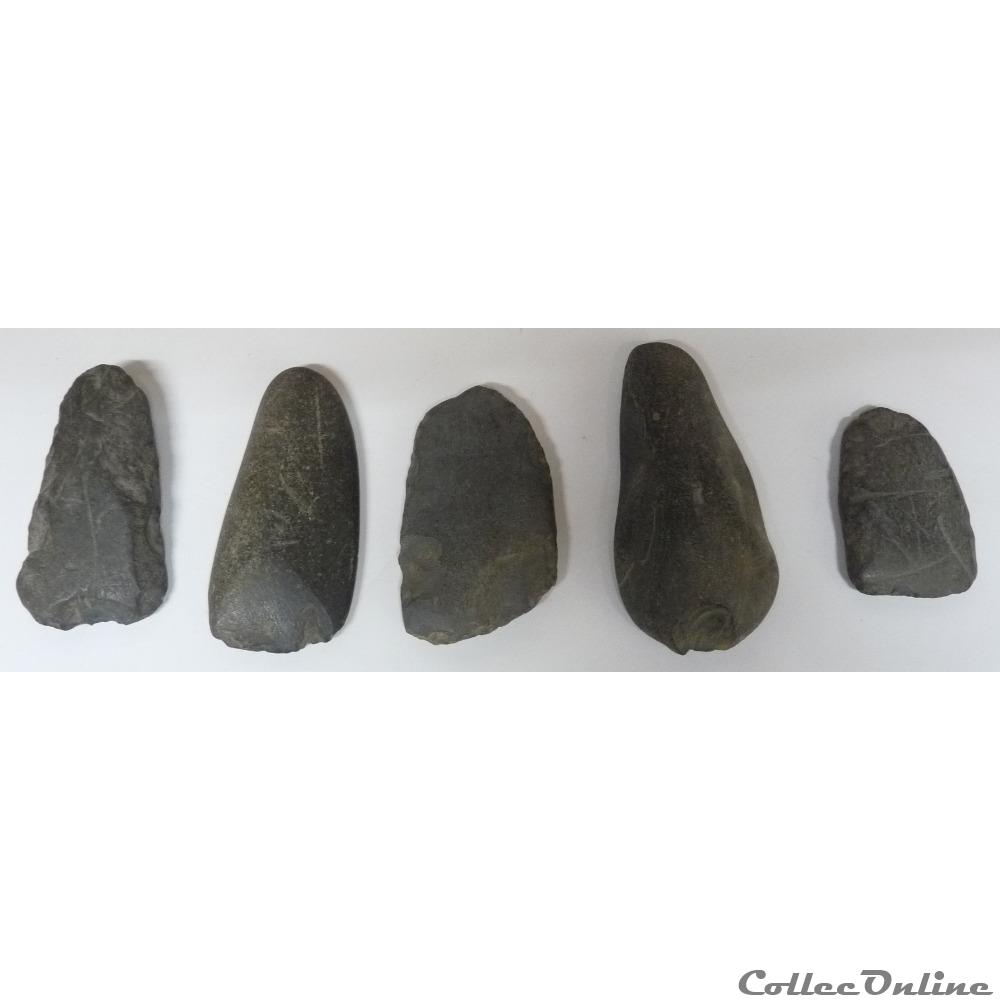 Haches du néolithique art antiquite archeologie afrique haches du neolithique