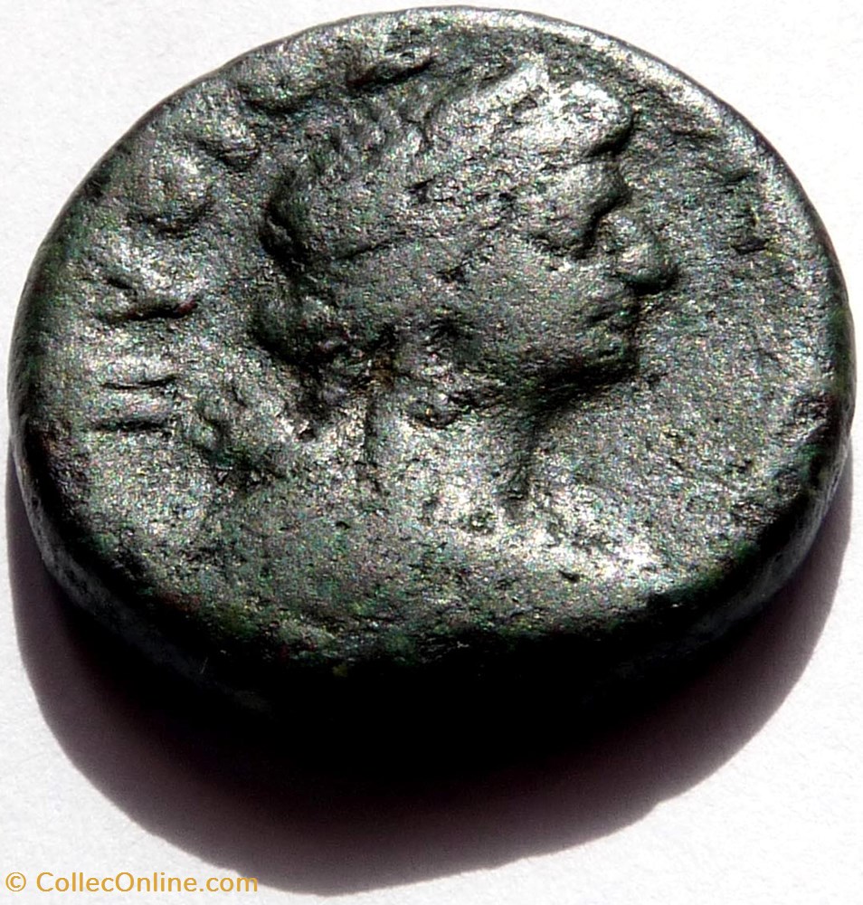Alexandrie/Néron 67-68 4 monnaies antiques romaines provinciales alexandrie neron 67 68