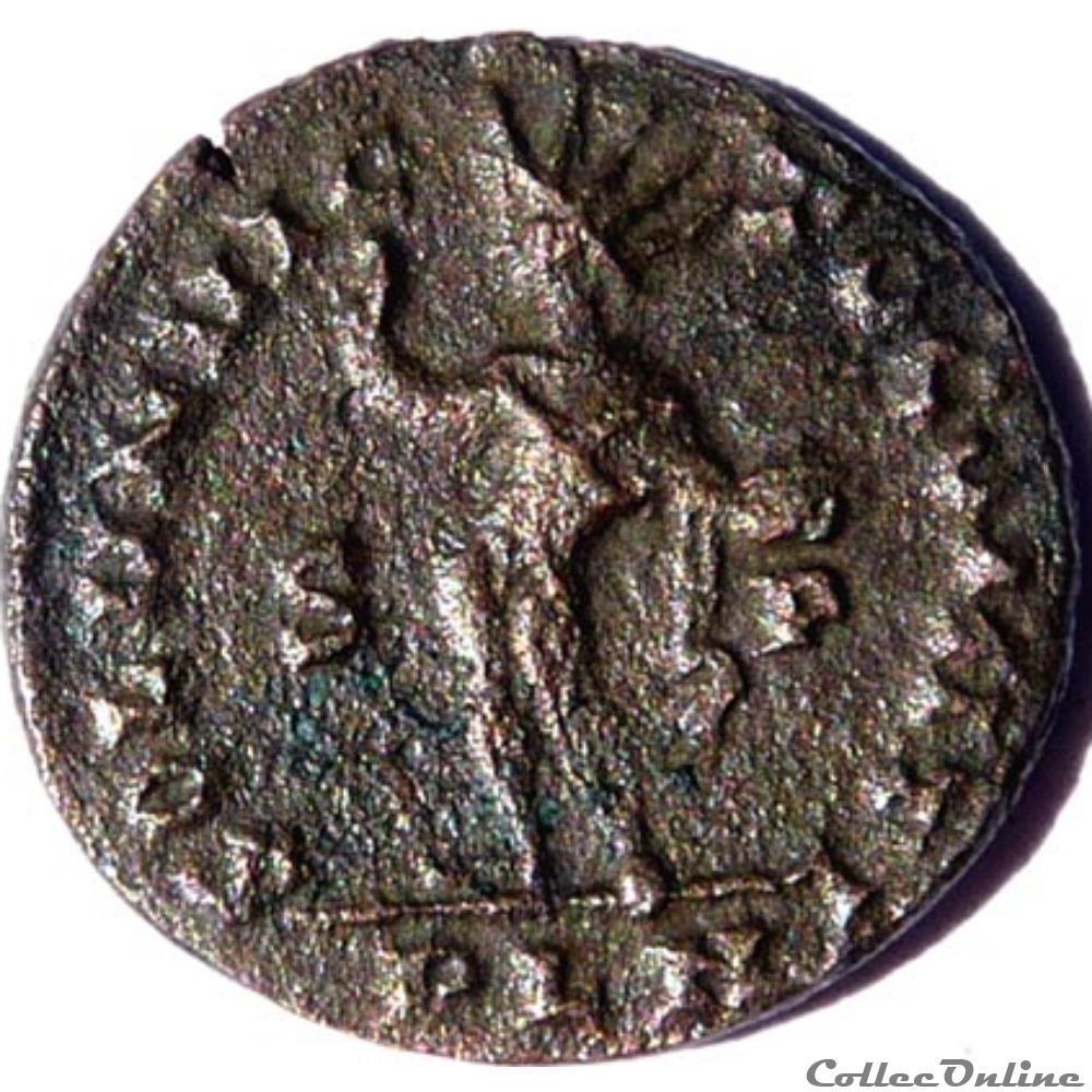 Crispus 317/Londres/SOLI INVICTO COMITI monnaie antique av jc a ap romaine crispus 317 londres soli invicto comiti