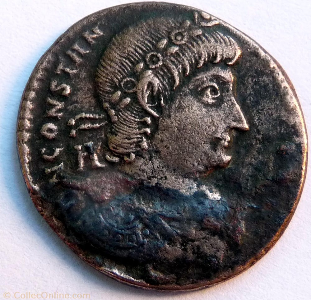 Constance II 350/Rome/FEL TEMP REPARATIO monnaie antique av jc ap romaine republicaine imperiale constance ii 350 rome fel temp reparatio