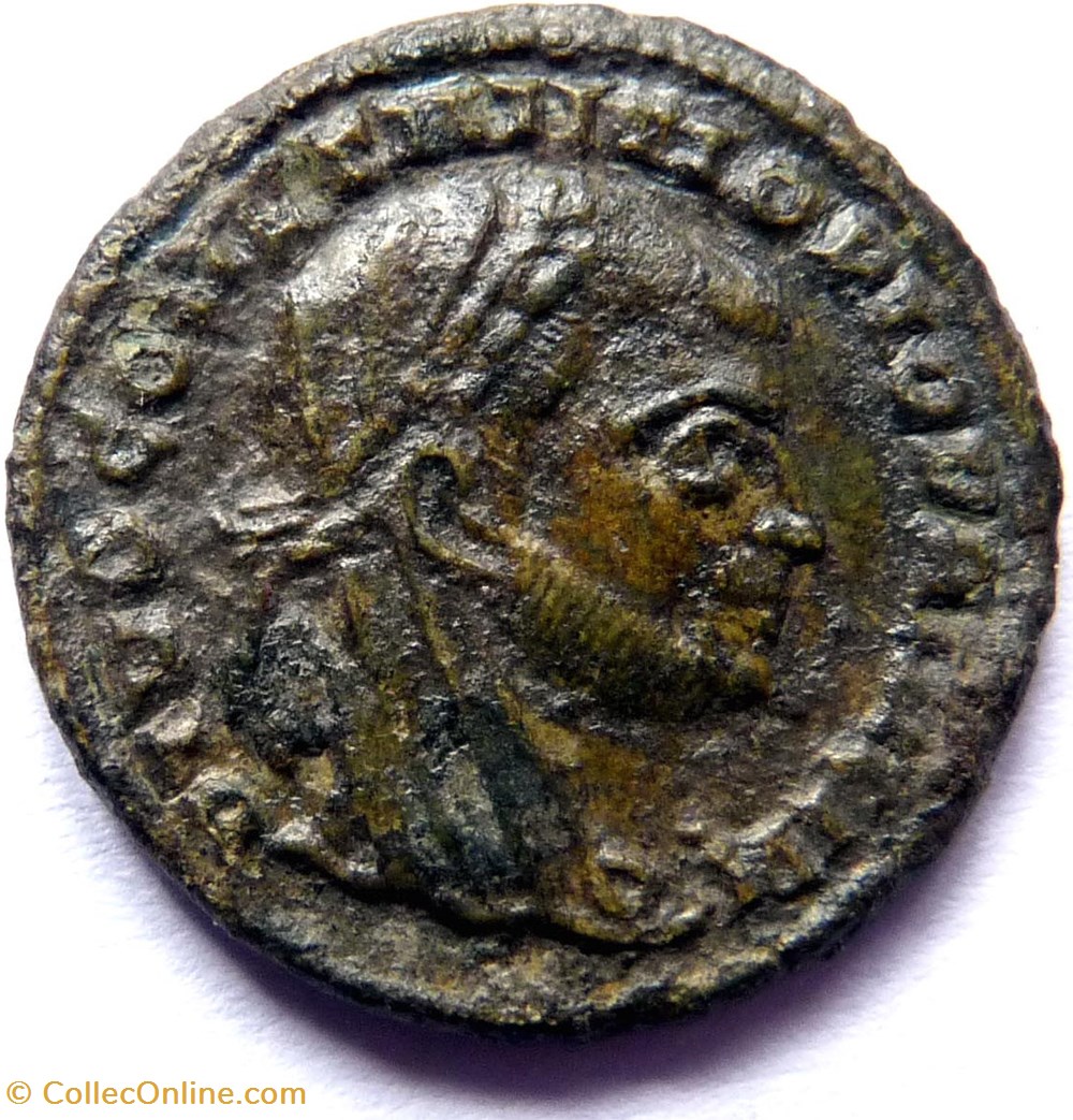 Constance Chlore 317-318/Siscia/REQVIES OPTIMORVM MERITORVM monnaies antiques romaines republicaines imperiales constance chlore 317 318 siscia reqvies optimorvm meritorvm