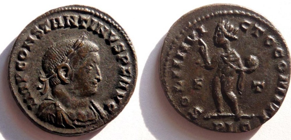 RIC 309/Constantin 1er 309-310/Lyon/SOLI INVICTO COMITI monnaies antiques romaines imperiales et republicaines ric 309 constantin 1er 309 310 lyon soli invicto comiti