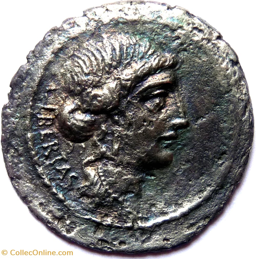 Gens Junia (Brutus) -54/Denier/Libertas monnaies antiques romaines imperiales et republicaines gens junia brutus 54 denier libertas