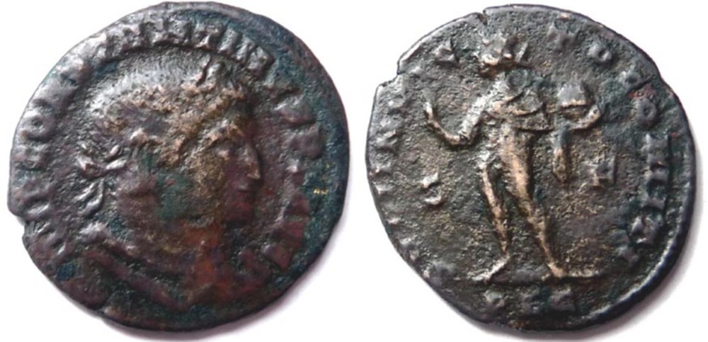 RIC 1/Constantin 1er 312-313/Lyon/SOLI INVICTO COMITI monnaies antiques romaines imperiales et republicaines ric 1 constantin 1er 312 313 lyon soli invicto comiti