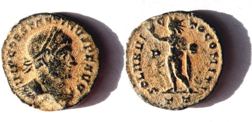 RIC 68/Constantin 1er 317-318/Ticinum/SOLI INVICTO COMITI monnaies antiques romaines imperiales et republicaines ric 68 constantin 1er 317 318 ticinum soli invicto comiti