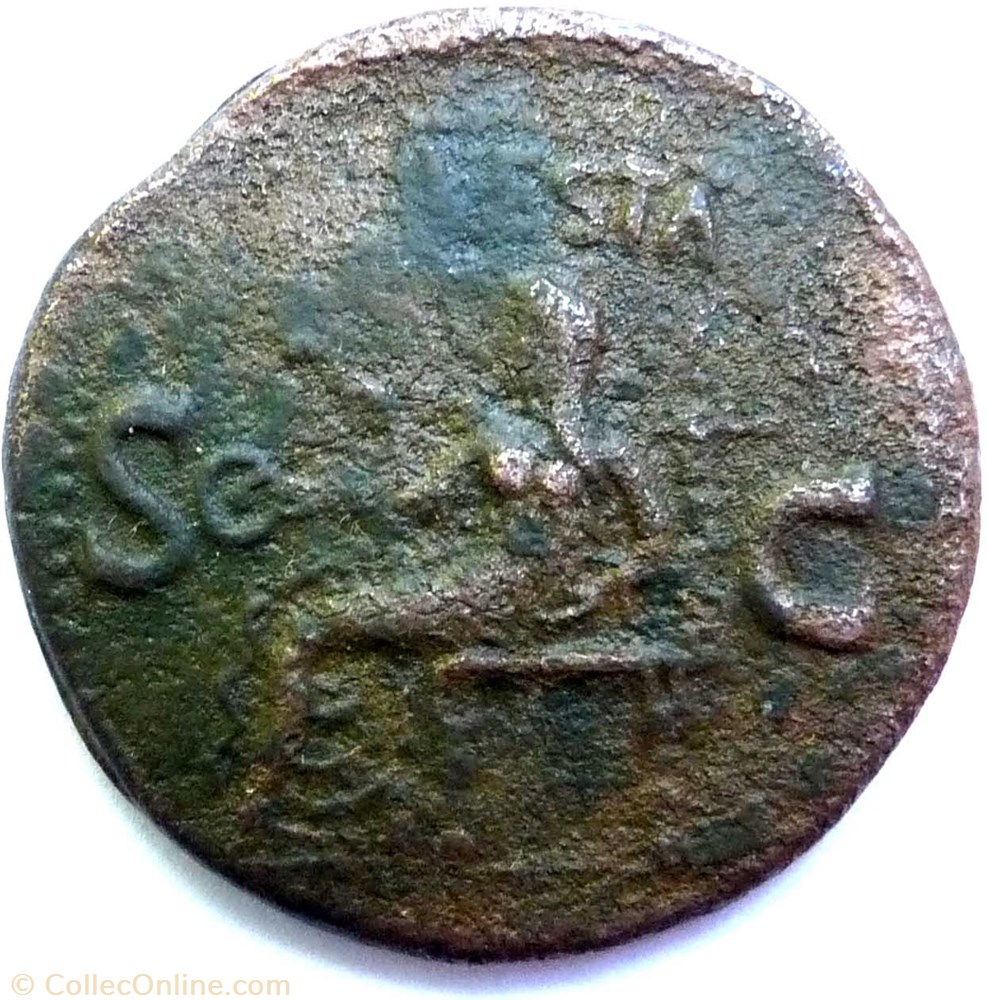 monnaie antique av jc ap romaine caligula 37 38 as vesta