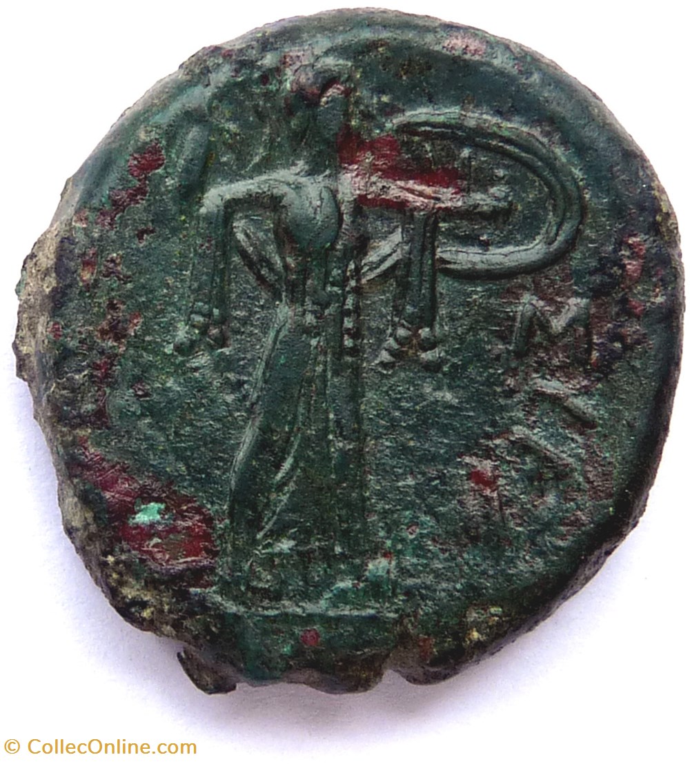 Monnaie de Sicile - Pyrrhus 1er (318-272) monnaies antiques grecques monnaie de sicile pyrrhus 1er 318 272