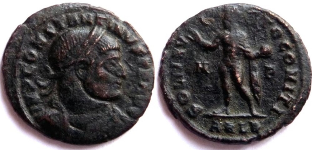 RIC 96/Constantin 1er 316/Arles/SOLI INVICTO COMITI monnaies antiques romaines imperiales et republicaines ric 96 constantin 1er 316 arles soli invicto comiti