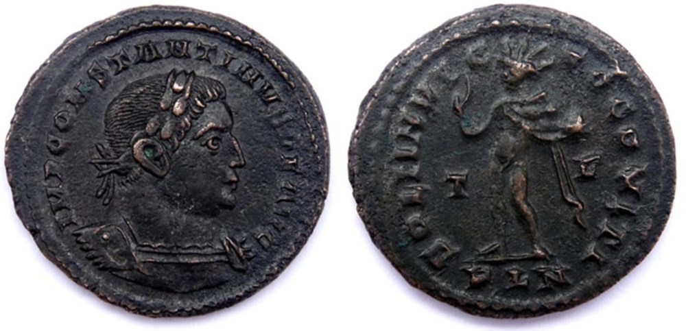 RIC 121a/Constantin 1er 310/Londres/SOLI INVICTO COMITI monnaies antiques romaines imperiales et republicaines ric 121a constantin 1er 310 londres soli invicto comiti