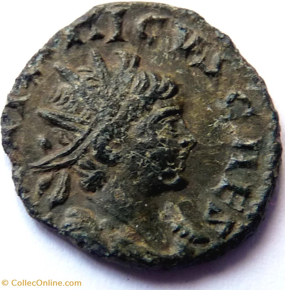 monnaies antiquite jc ap romaines republicaines imperiales tetricus ii laetitia avg