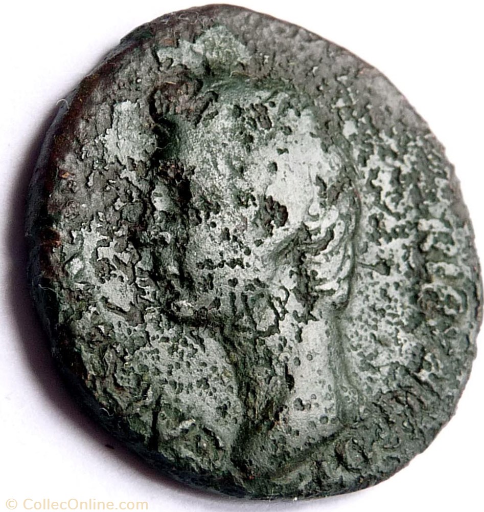 Auguste 7 av JC/As/Rome/SC 3 monnaie antique ap romaine auguste 7 av jc as rome sc