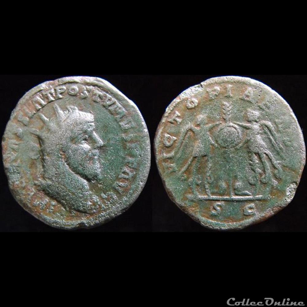 Postume - VICTORIAE AVG - SC monnaies antiques romaines imperiales et republicaines postume victoriae avg sc