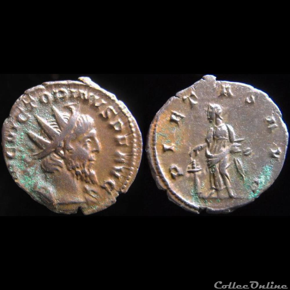 Cologne - 3e Emission - (mi-fin 270) - PIETAS AVG monnaie antique romaine cologne 3e emission mi fin 270 pietas avg