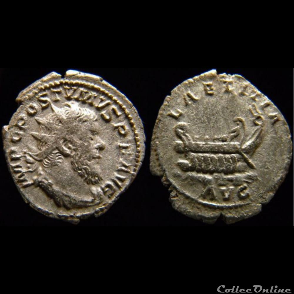 monnaies antiques romaines imperiales republicaines postume laetitia avg