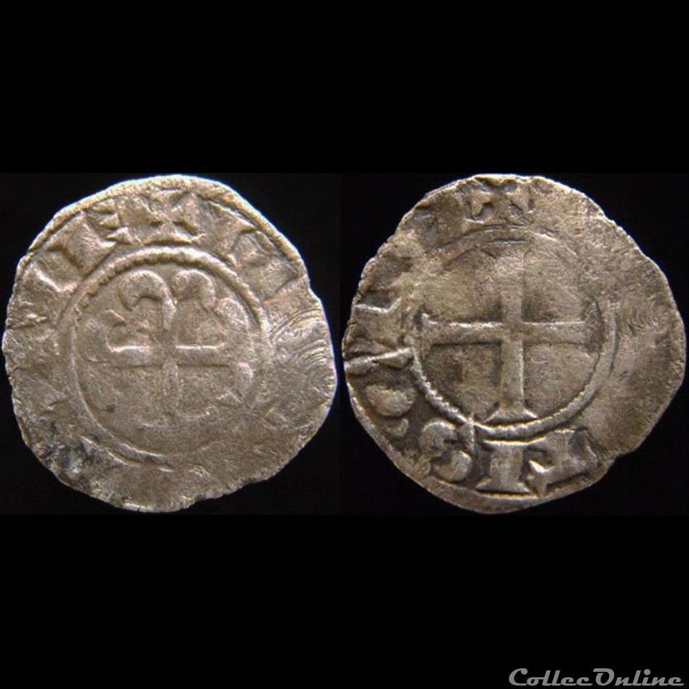 Anonyme attribué à Constance (1161-1201) - Arthur Ier (1187-1203) - Guy de Thouars (1152-1213) monnaie france feodale anonyme attribue a constance 1161 1201 arthur ier 1187 1203 guy de thouars 1152 1213