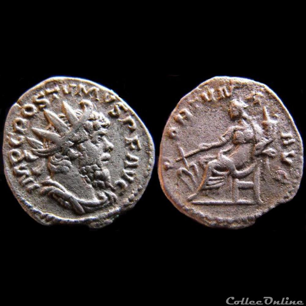 Postume - FORTVNA AVG monnaies antiques romaines imperiales et republicaines postume fortvna avg