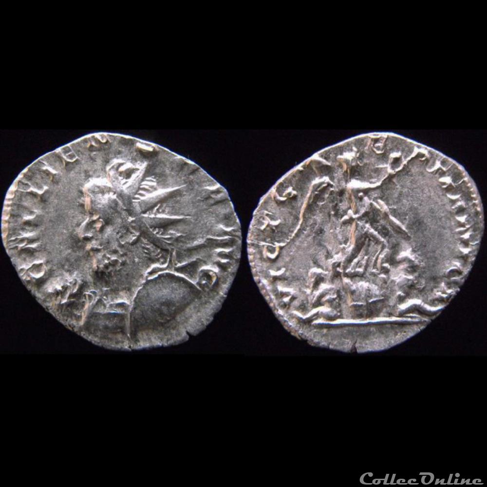 Gallien - VICT GERMANICA c monnaies antiquite av jc ap romaines republicaines imperiales gallien vict germanica c
