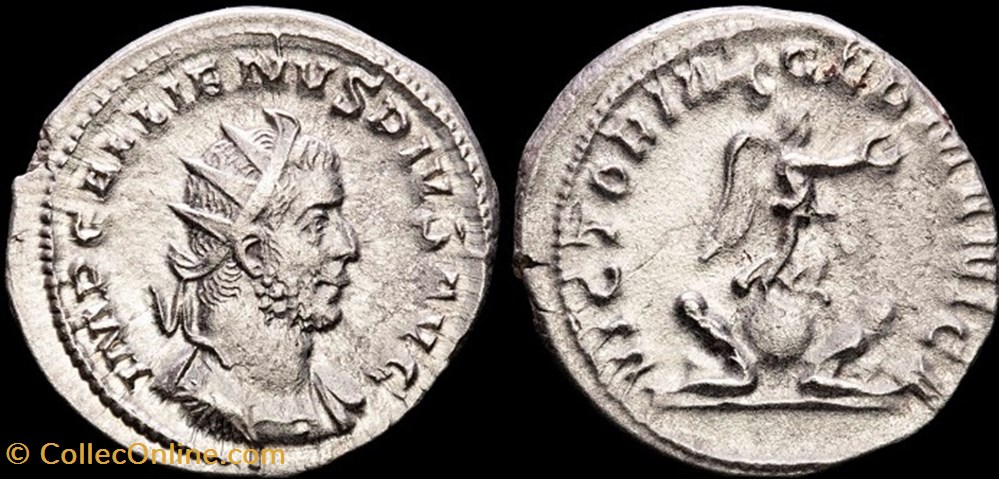 Gallien - VICTORIA GERMANICA monnaies antiques romaines imperiales et republicaines gallien victoria germanica