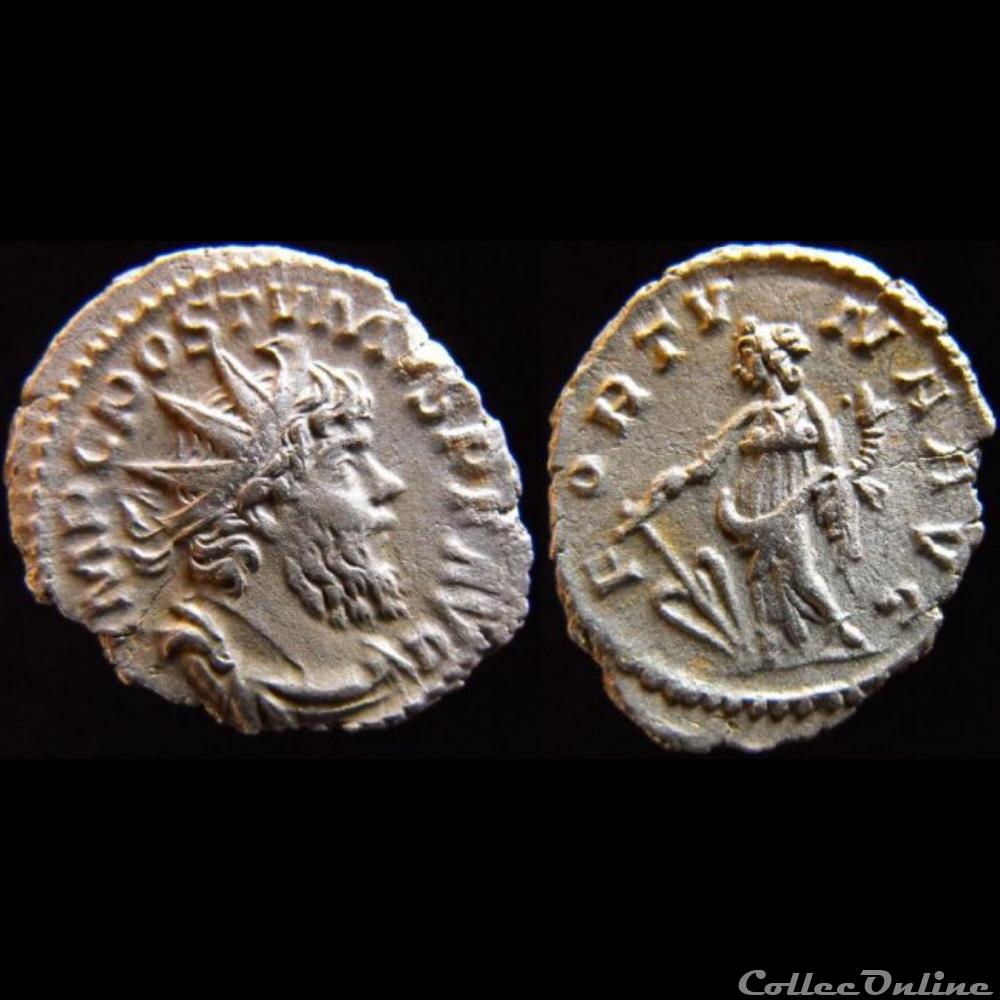 Postume - FORTVNA AVG monnaies antiques romaines imperiales et republicaines postume fortvna avg