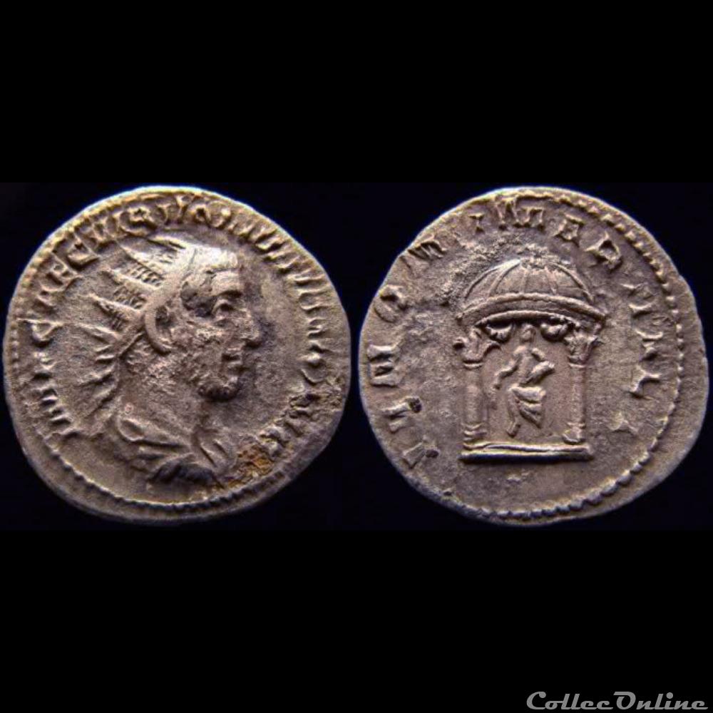 RIC 172 - Rome - Volusien - Iunoni Martiali monnaie antique romaine ric 172 rome volusien iunoni martiali