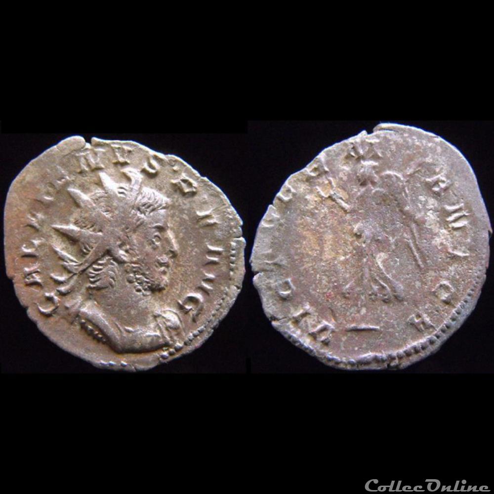 monnaie antique romaine gallien vict germanica d