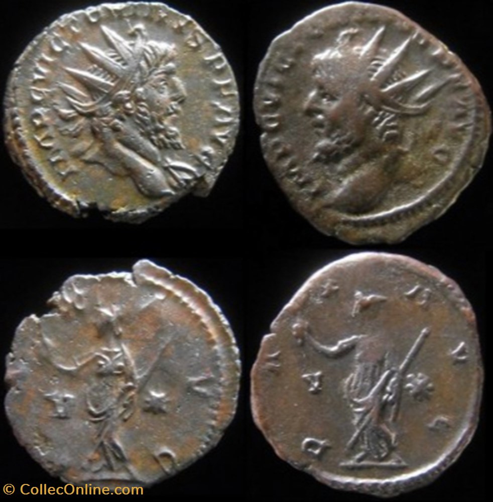Victorin - buste héroïque monnaies antiquite av jc a ap romaines republicaines imperiales victorin buste heroique