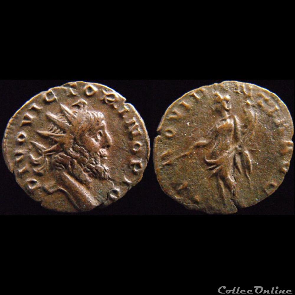 Cologne - consécration de Victorin par Tetricus Ier - (fin 271) - PROVIDENTIA AVG monnaie antique romaine cologne consecration de victorin par tetricus ier fin 271 providentia avg