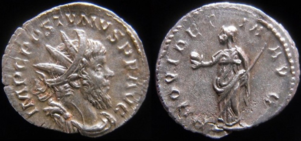 monnaies antiques romaines imperiales republicaines postume providetia avg sic