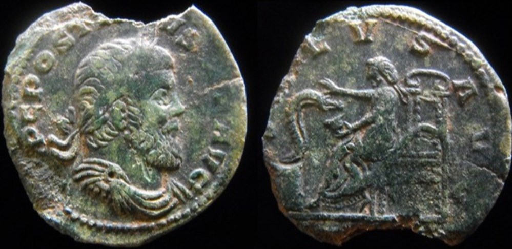 monnaies antiques romaines imperiales et republicaines postume salvs avg
