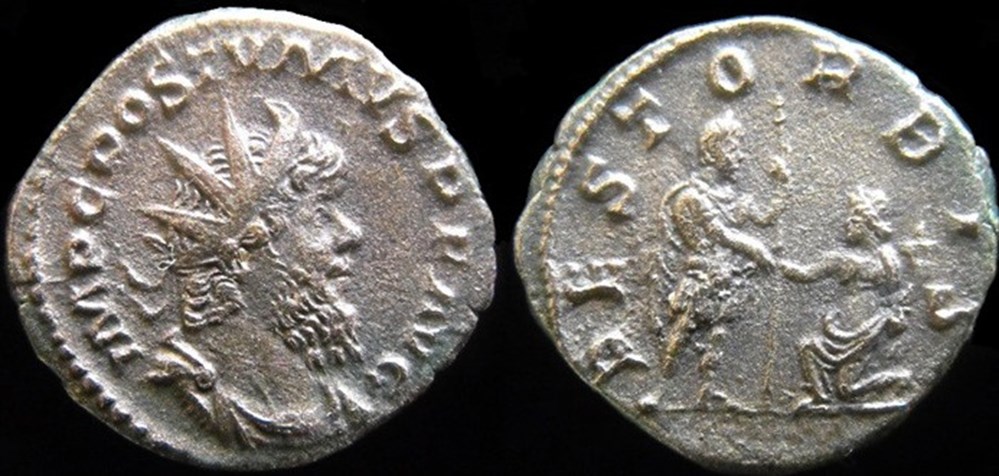 Postume - REST ORBIS monnaies antiques a romaines imperiales et republicaines postume rest orbis
