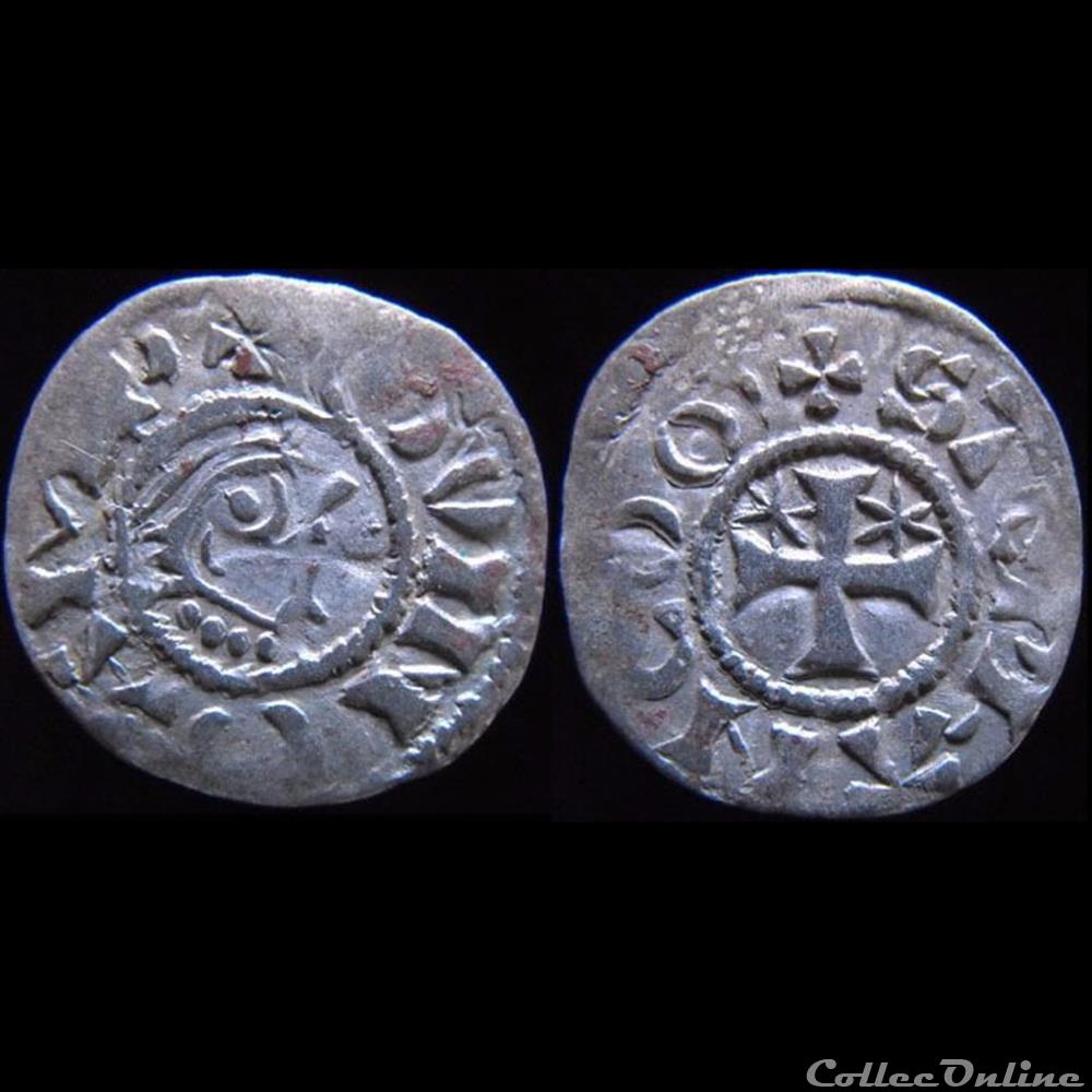 monnaie france feodale anonyme du comte de penthievre monnayage au nom etienne
