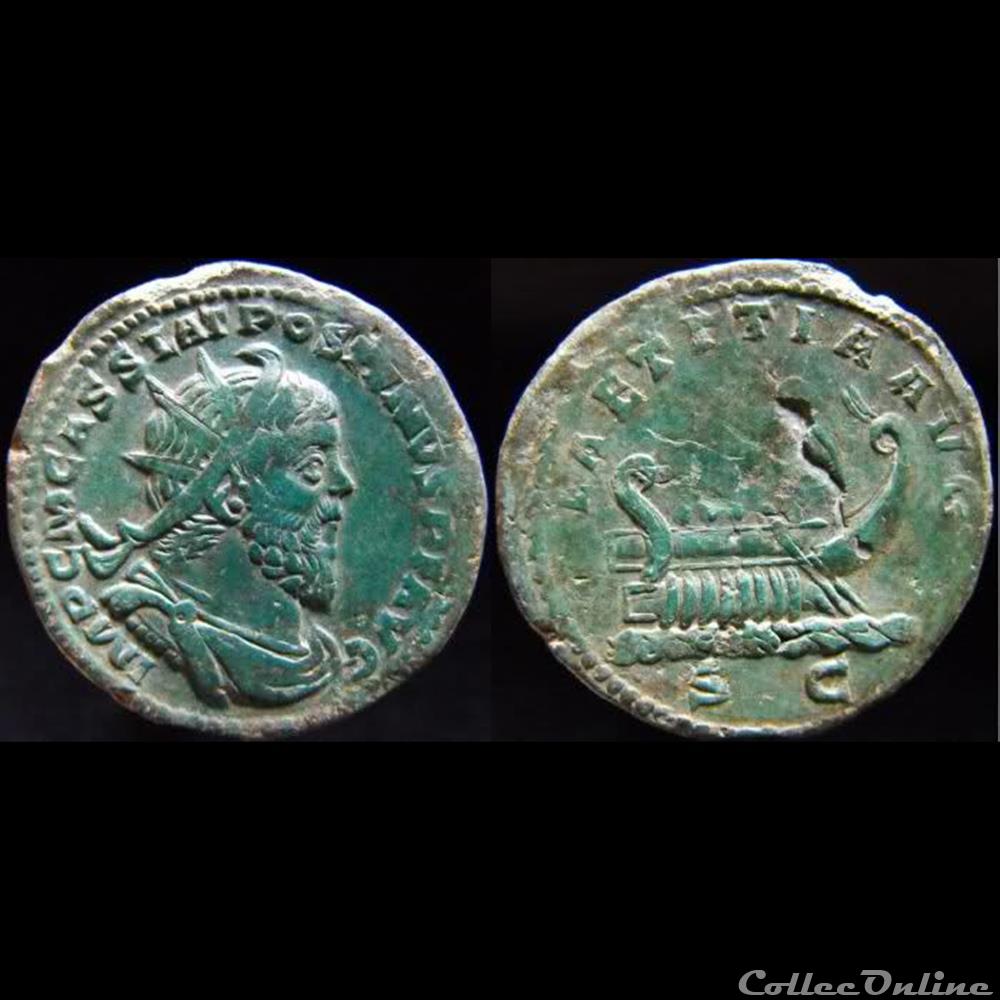 Postume - LAETITIA AVG - SC monnaies antiques romaines imperiales republicaines postume laetitia avg sc