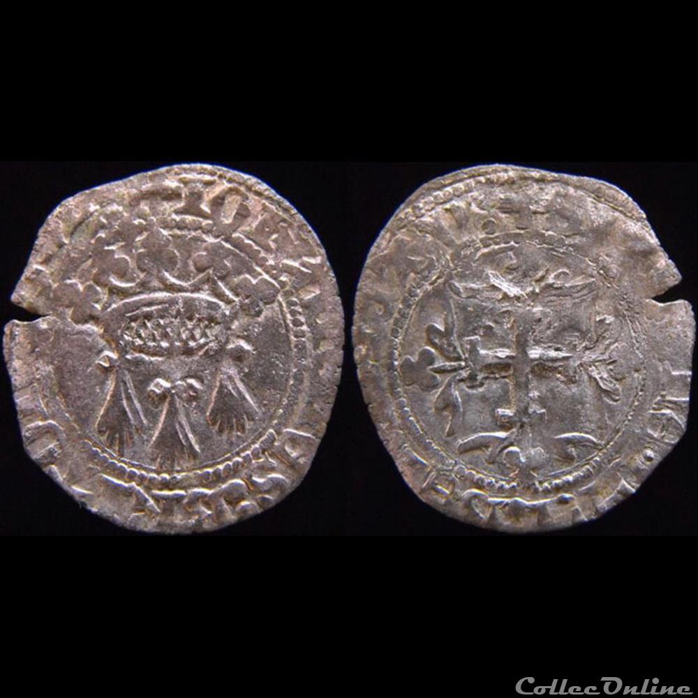 Jean V (1389-1442) - Florette - Vannes monnaies europe medievale france feodales jean v 1389 1442 florette vannes
