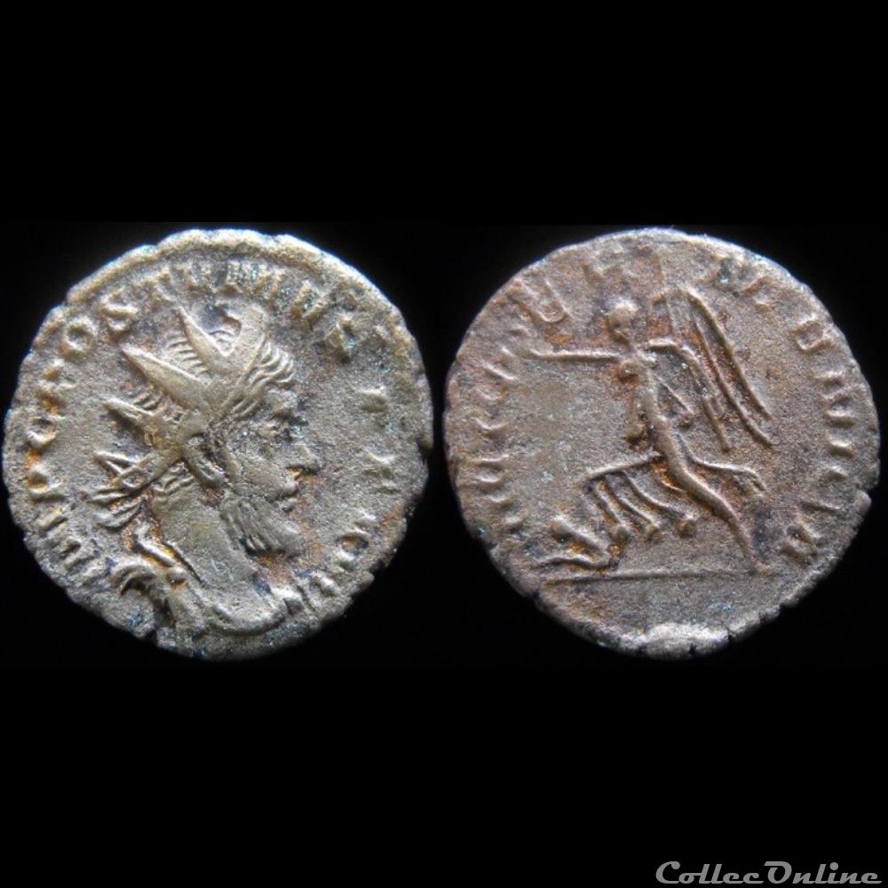 Postume - VICT GERMANICA - Hybride Gallien monnaies antiques romaines imperiales et republicaines postume vict germanica hybride gallien