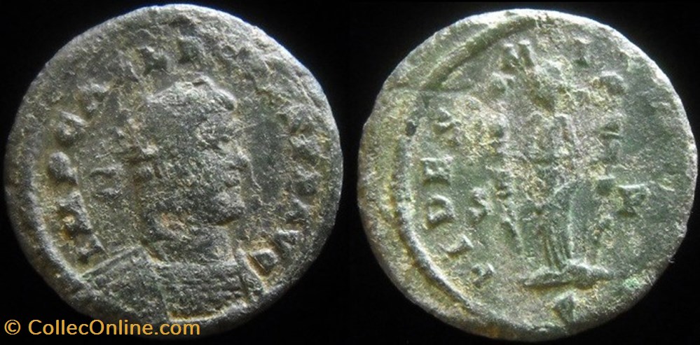 monnaies antiques romaines imperiales et republicaines allectus fides militvm