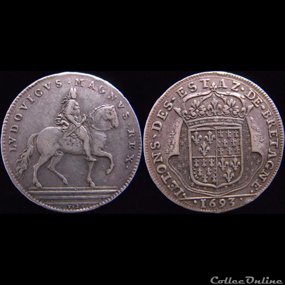 1693 - États de Vannes monnaie jeton mereaux france 1693 etats de vannes