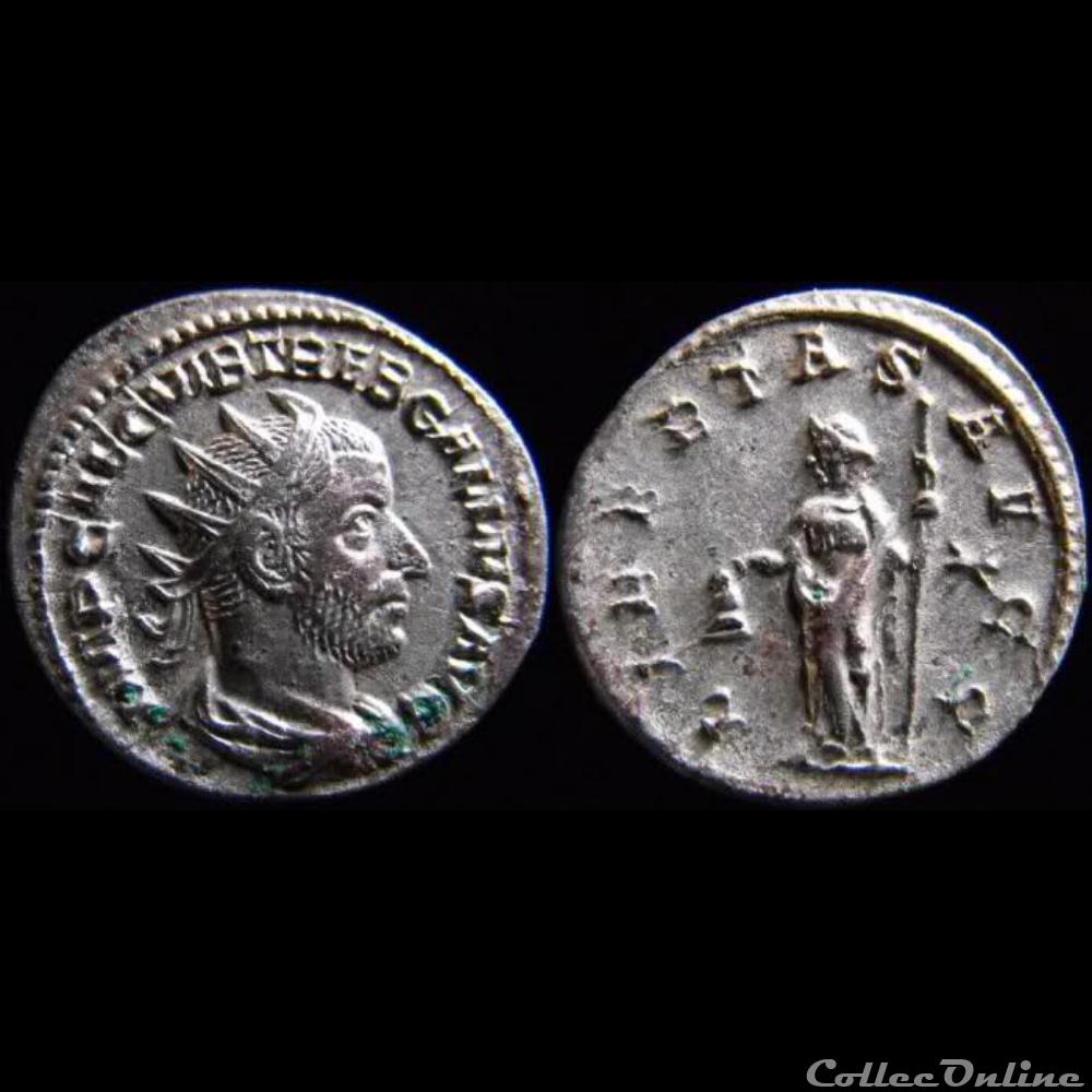 RIC 38 - Rome - Trébonien Galle - Libertas avgg monnaie antique romaine ric 38 rome trebonien galle libertas avgg