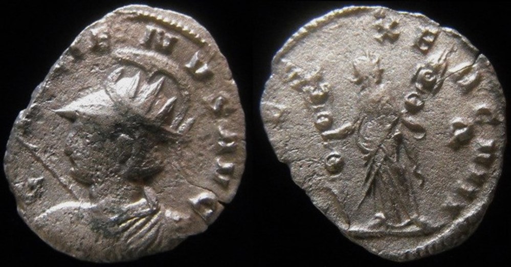 Gallien - FIDES EXERC VIII monnaies antiques romaines imperiales et republicaines gallien fides exerc viii