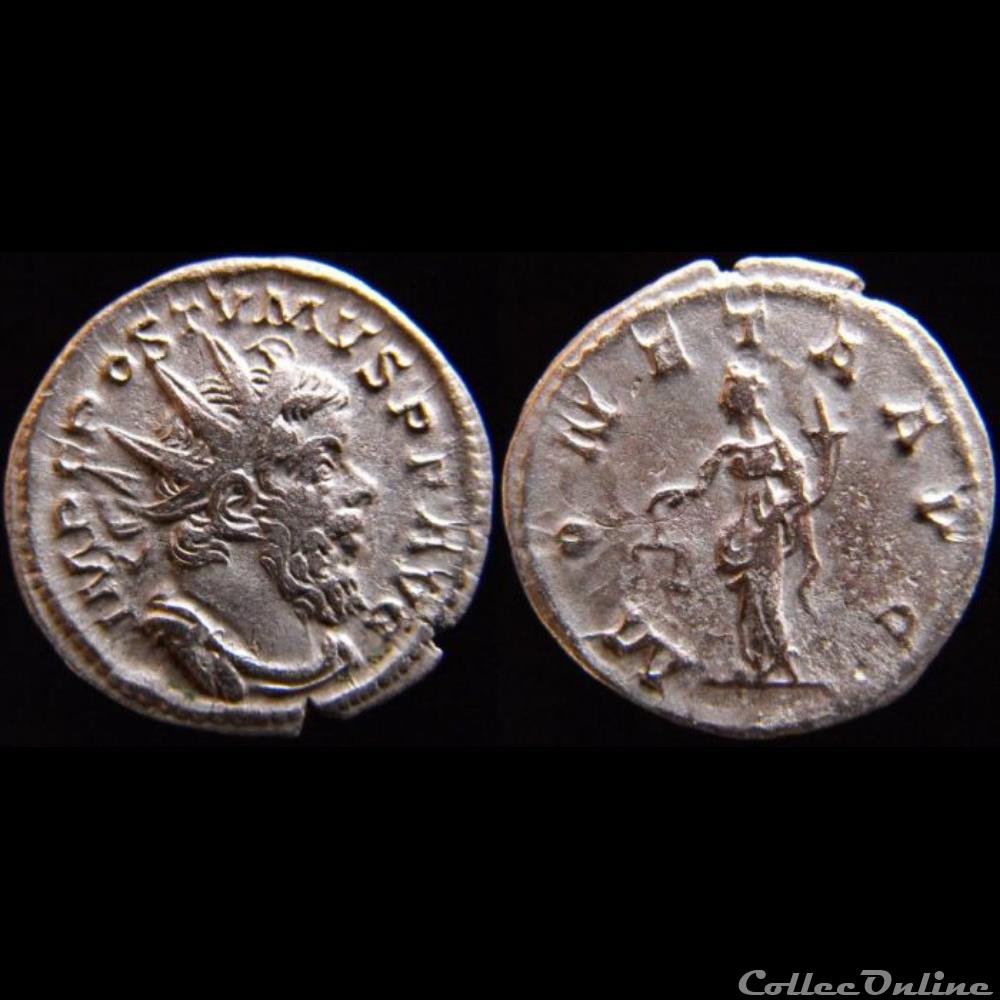monnaies antiques romaines imperiales republicaines postume moneta avg