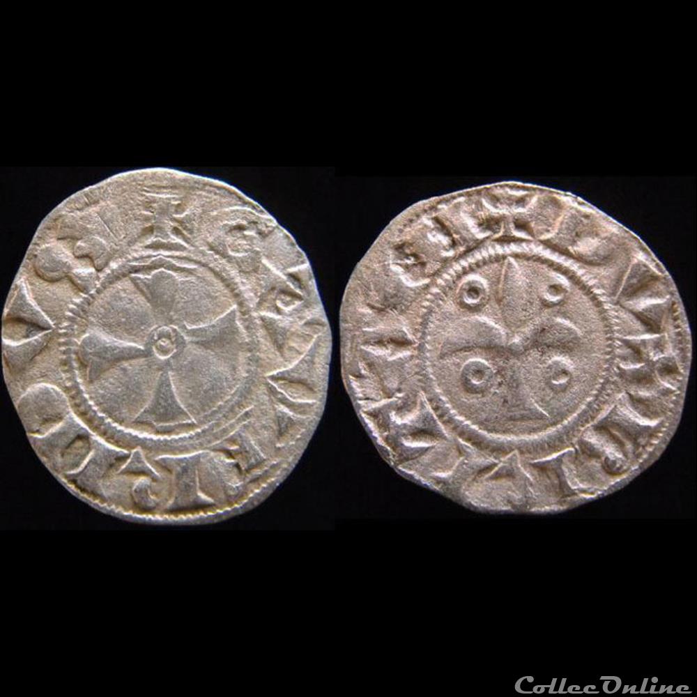 Geoffroy Plantagenêt (1158-1186) monnaie france feodale geoffroy plantagenet 1158 1186
