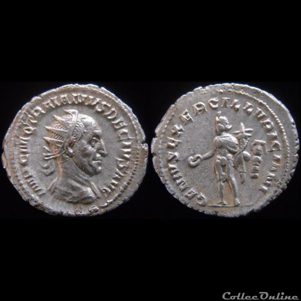 monnaie antique romaine ric 16c genivs exerc illyriciani