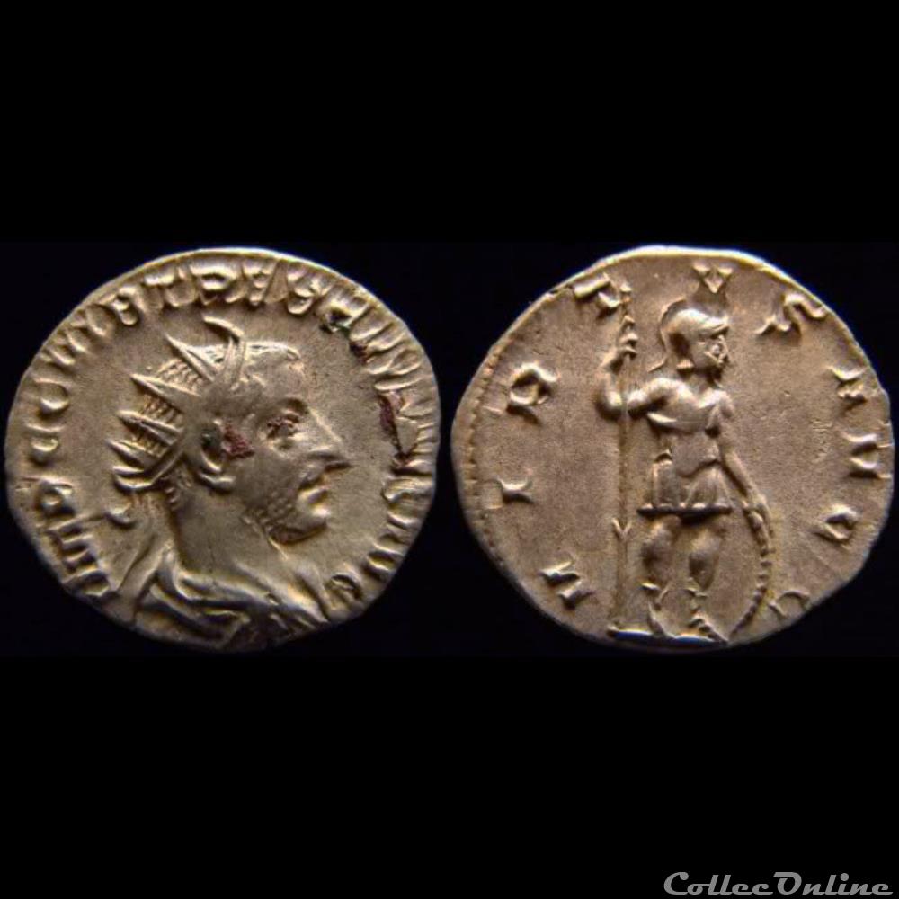 RIC 76 - Rome - Trébonien Galle - Virtvs avgg monnaie antique romaine ric 76 rome trebonien galle virtvs avgg
