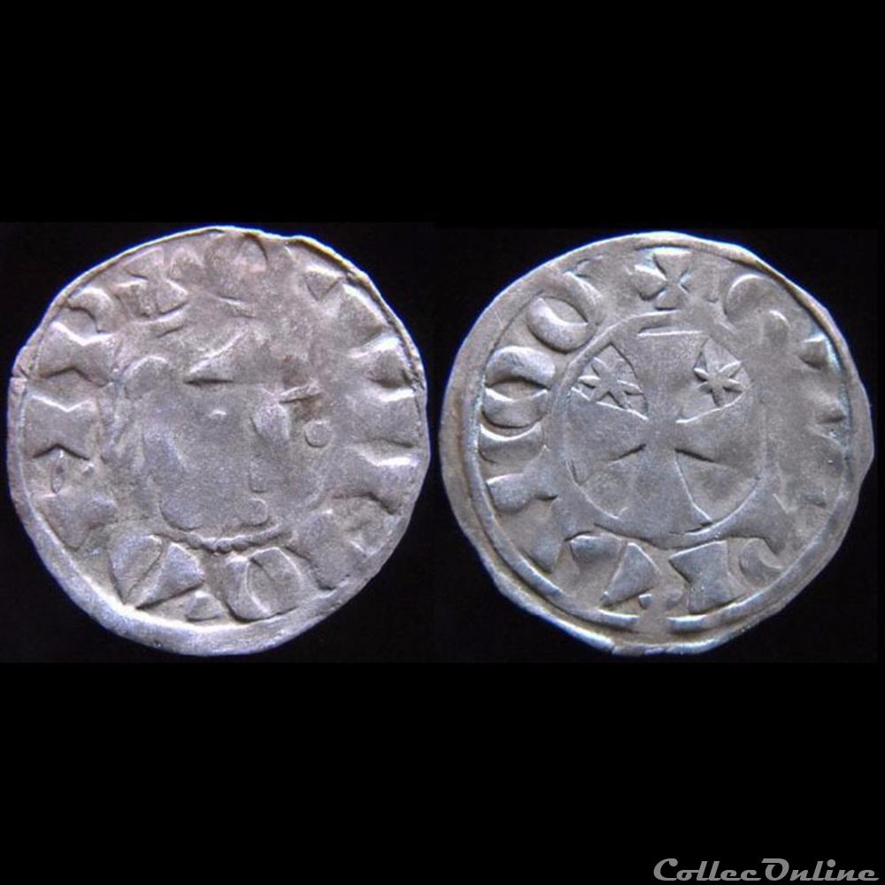 Anonyme du Comté de Penthièvre - Monnayage au nom d'Etienne monnaie france feodale anonyme du comte de penthievre monnayage au nom etienne