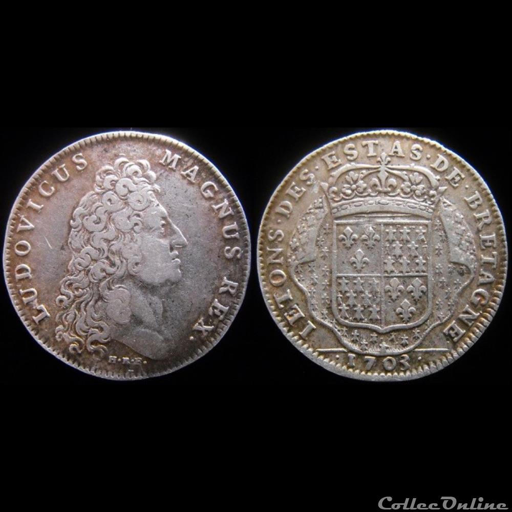 1703 - États de Vannes monnaie jeton mereaux france 1703 etats de vannes