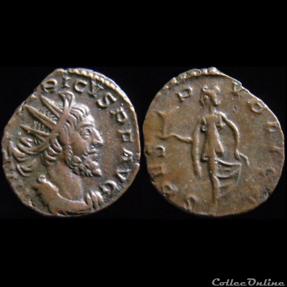 Trèves - 3e Emission - (fin 271 - début 272) - SPES PVBLICA monnaie antique romaine treves 3e emission fin 271 debut 272 spes pvblica